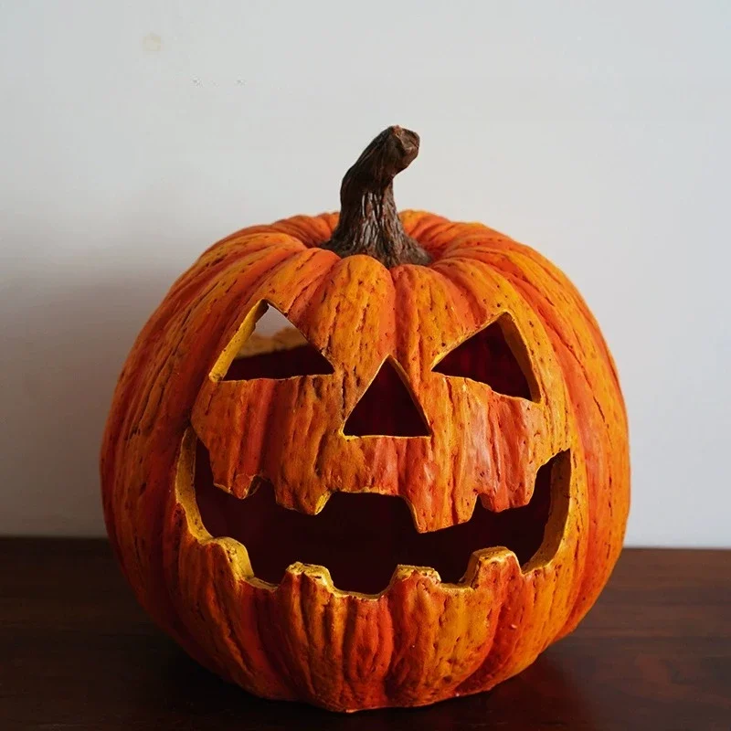 Export European hand-painted resin pumpkin series resin ornaments, dining table decoration