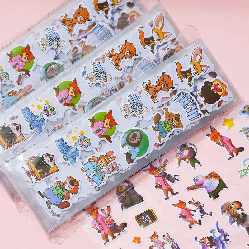 

5 Pcs Disney Zootopia Sticker Creativity Cartoon 3D Puffy Stickers Diy Phone Case Stationery Decoration Boy Girl Reward Sticker