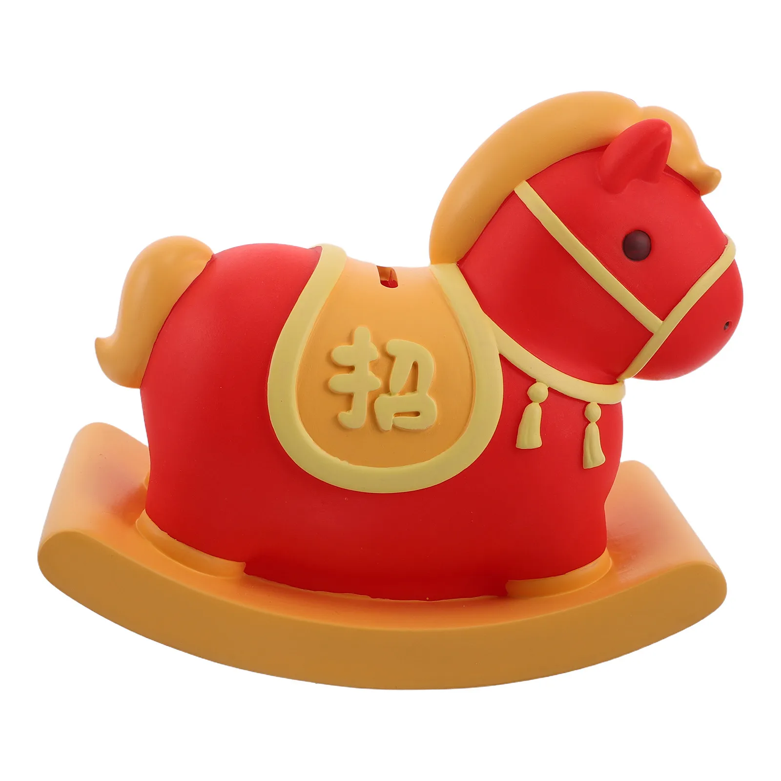 

Копилка «Год Лошади» 2026: Мультяшная фигурка животного, коробка для хранения денег, настольный сувенир Фэн-шуй, символ процветания, для хранения монет, для детей