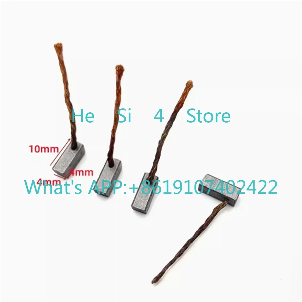50pcs for Yida Qida Sail Kaiyue wiper carbon brush  automatic door motor with copper carbon brush 4*4*10 4*4*8MM