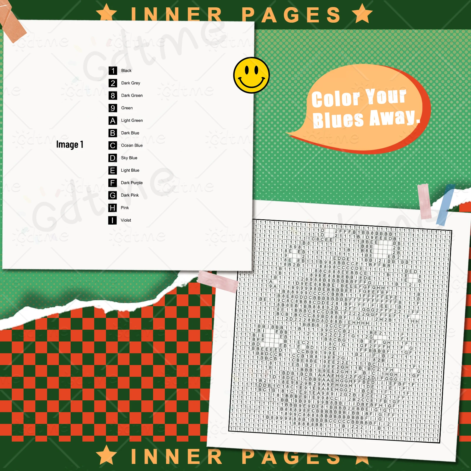 MYSTERY MOSAIC COLOR BY NUMBER Artwork by Digital Adult Coloring Book DIY Painting Drawing Coloring By Num image 5