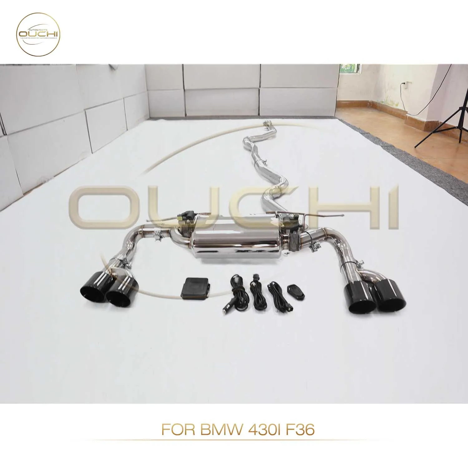 Выхлопная система ouchi из нержавеющей стали Performance Catback для BMW 430I F36, глушитель клапана с контроллером