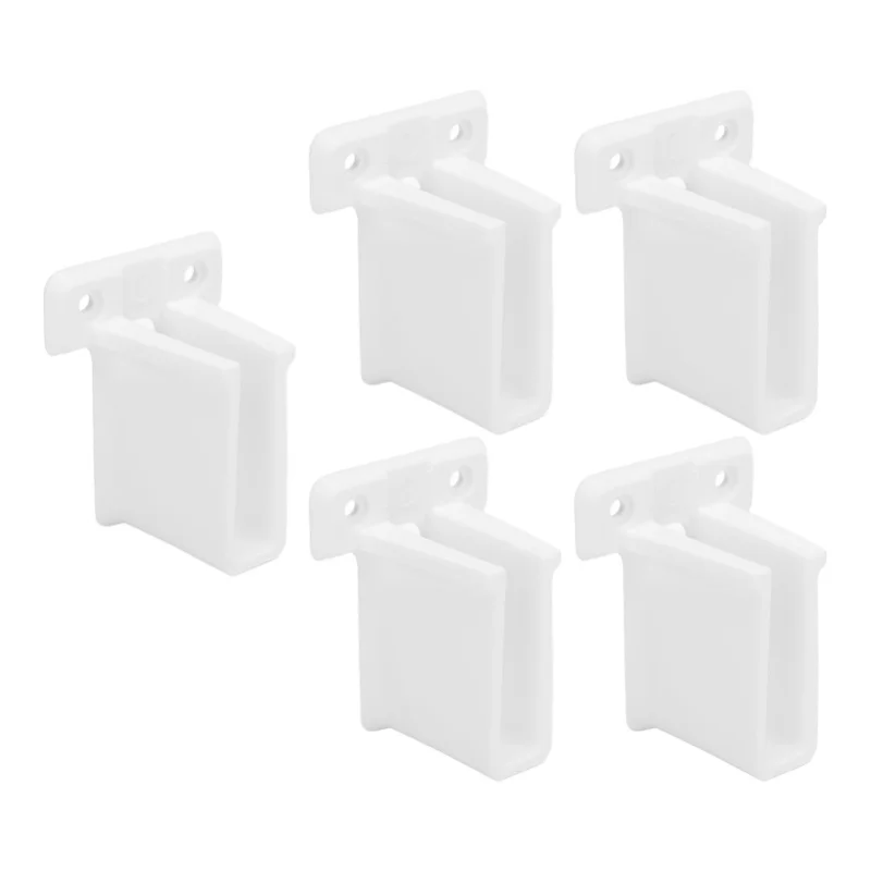 10 Set Wire Shelf End Bracket ABS Heavy Duty Wire Shelving Support Bracket For Cabinets Wardrobes