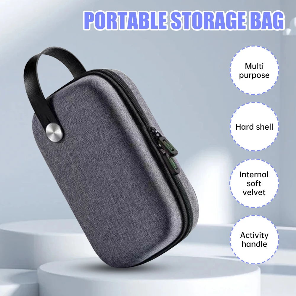 

Portable EVA Hard Storage Bag Travel Zipper Bag Shockproof Outdoor Tools Bag for Earphone Mobile Phone Charger Cosmetics