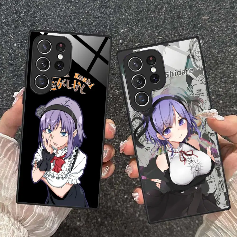Dagashi Kashi Hotaru Glass Mobile Phone Case for Samsung Galaxy S26 S25 S24 S23 S22 S21 S20 Note20 Plus FE Ultra Colorful Cover