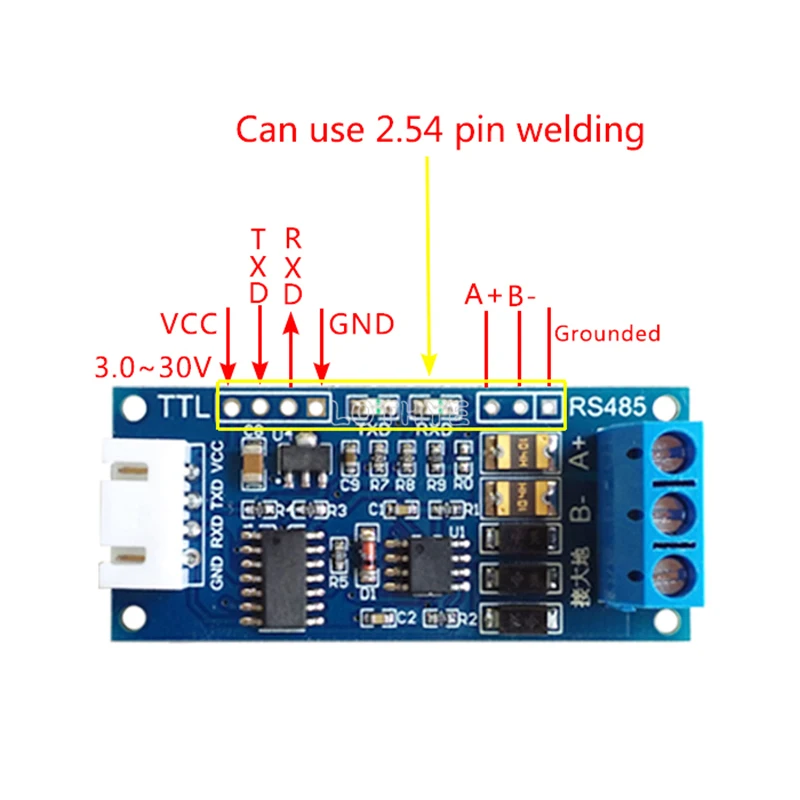 TTL Serial Port To RS485 Converter Board Module Hardware Automatic Control Converter Module For Arduino Microcontroller image 5
