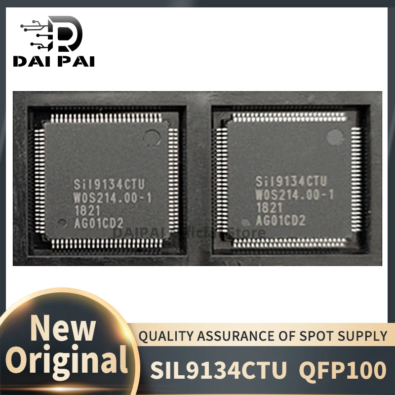 (5Pcs-10Pcs/Lot)100% New original SII9134CTU SIL9134CTU SI19134CTU QFP-100 Chipset