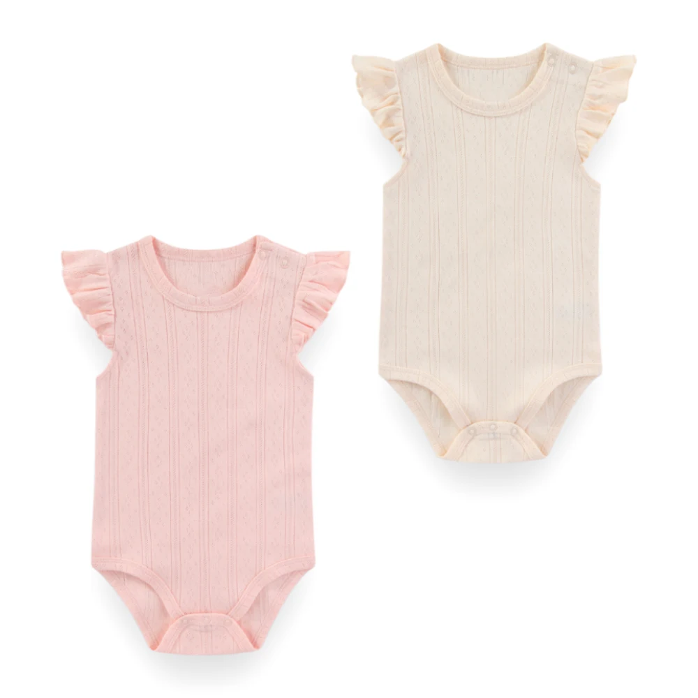 

Летний комбинезон для девочек с мультяшным принтом, 0-12 месяцев, комплект из 2 предметов, безрукавный боди-треугольник, милая одежда для младенцев