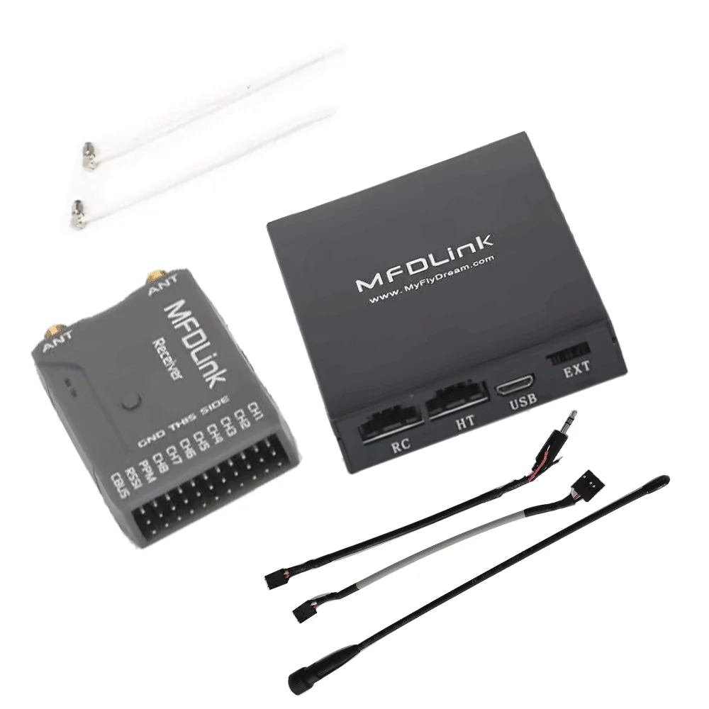 APStore50KM Long Range Rlink MFDLink 433Mhz 16-Channel 1W FPV UHF System Transmitter W/8 Channel Receiver SBUS TX+RX Set