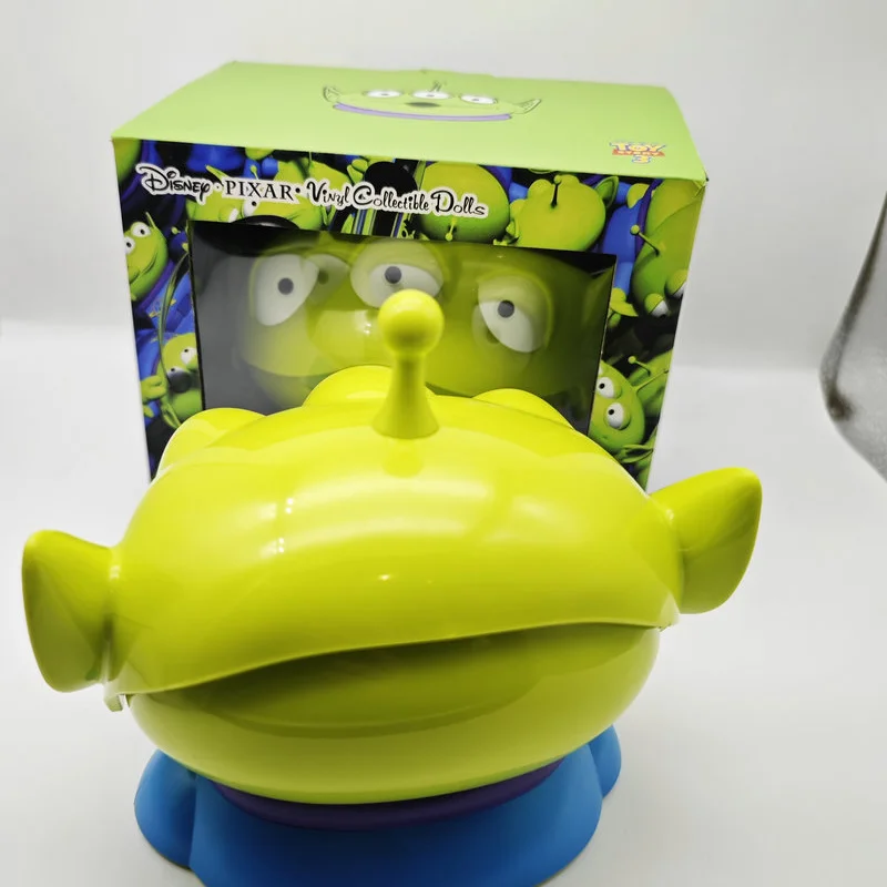 Anime Toy Story Alien Big Mouth Key Storage Box Statue ornamenti Desktop Cartoon Cute Figure regalo di natale