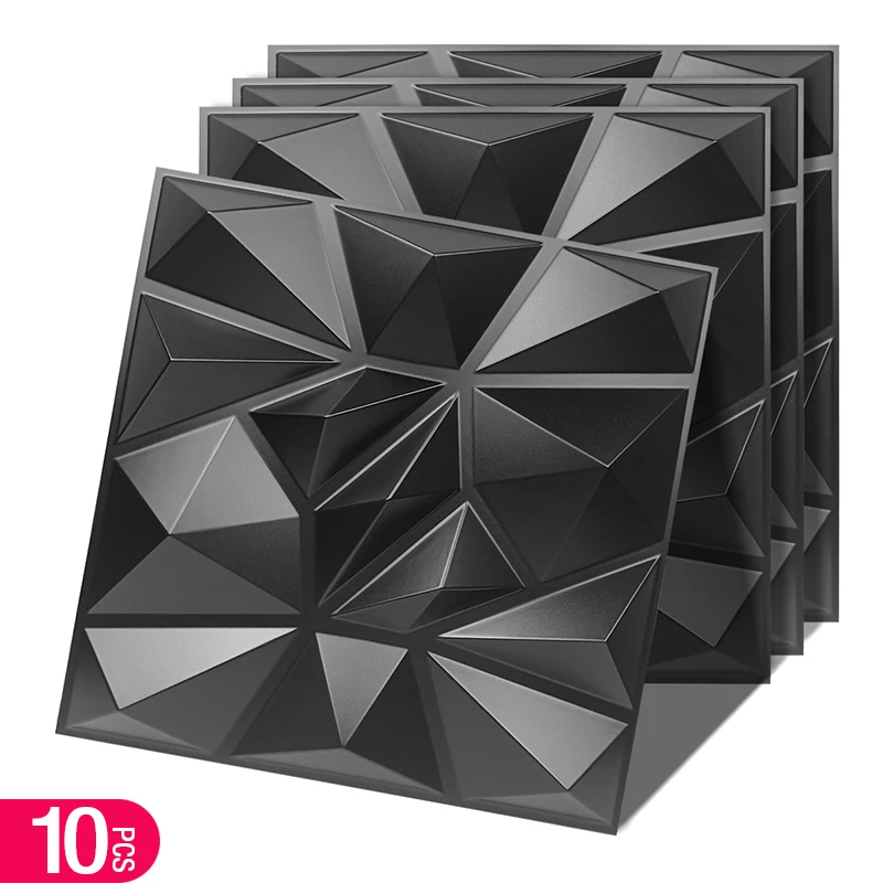 

10 шт., 30 см, киберспортивные игры, креативная алмазная мозаика, 3D настенная панель, фон для гостиной, современная трехмерная наклейка на стену, декор