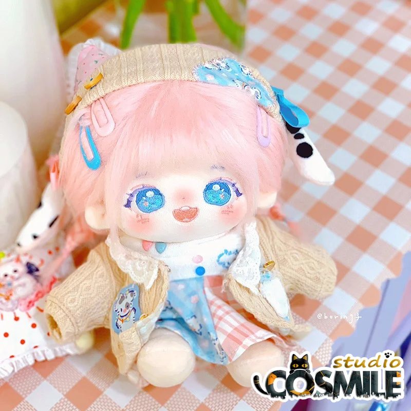 

Cosmile No Attribute Kpop Pink Hair Girl Group Girl Sweet Yae Miko Shikigami Stuffed Plushie Toy 20cm Plush Doll Body OM