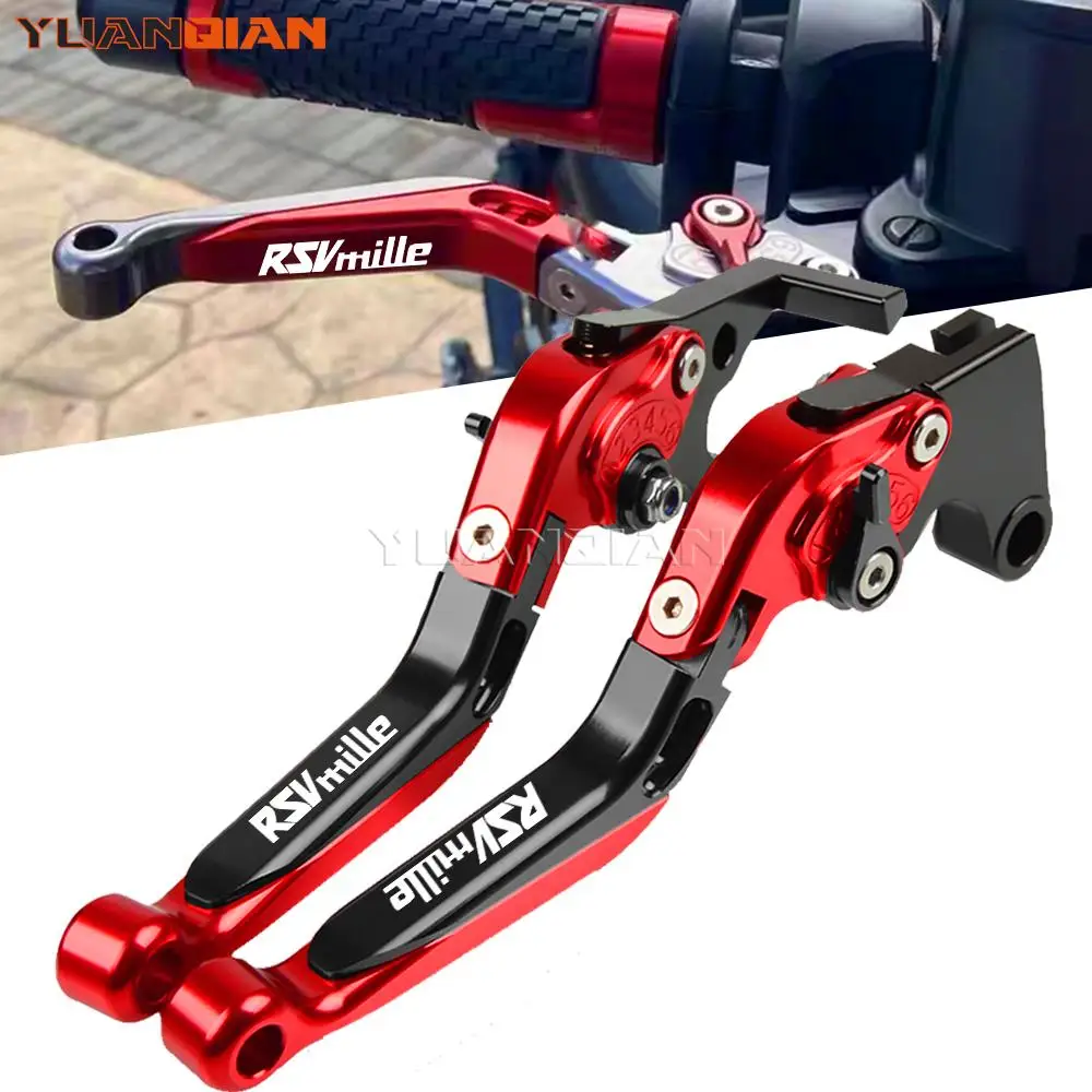 For Aprilia RSV 1000 R Mille /Factory 2004 2008 2007 2006 2005 Motorcycle Foldable Adjustable Brake Clutch Levers Handlebar grip