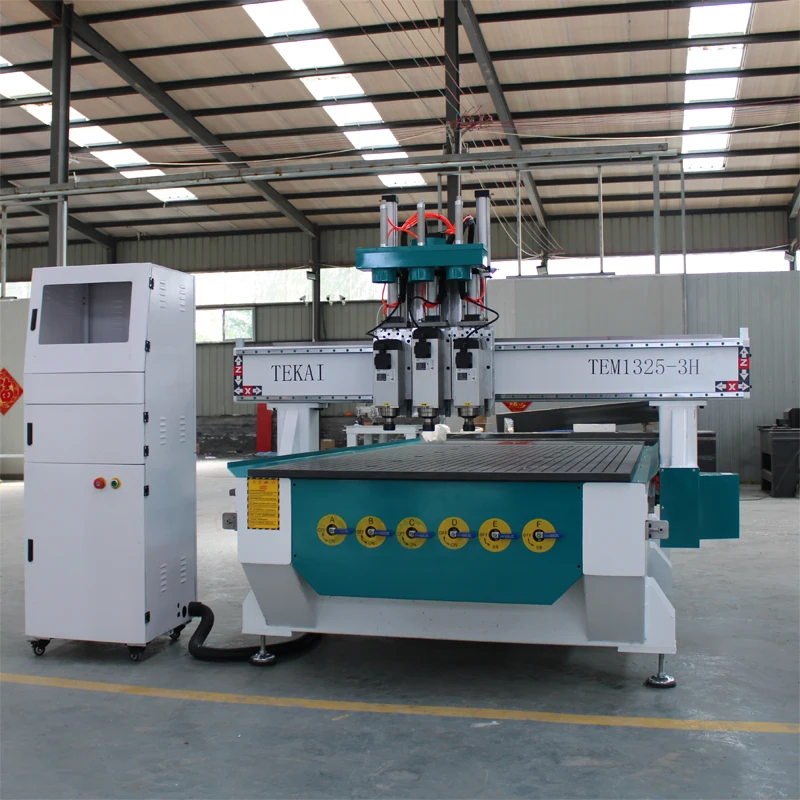 TEM1325-3H Stl Modele 3D CNC Router Maszyny do obróbki drewna do produkcji drzwi do szafek kuchennych z drewna