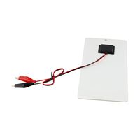 1pc 10W 12V Polycrystalline Solar Panel With Clip Portable Solar Cell Power Source For Outdoor Charging 9-12V Battery