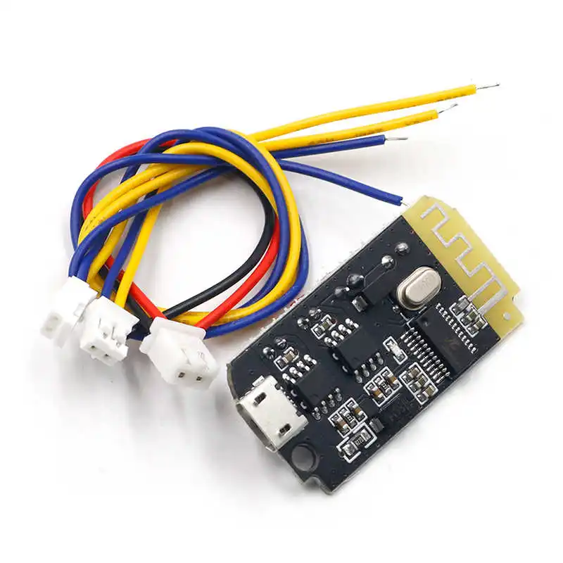 Miniature 5.0 Stereo Bluetooth power amplifier board audio module with charging DIY modified speaker F Class 5W+5W