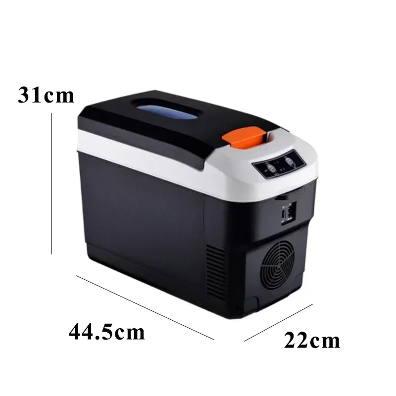 10L Mini Refrigerator Cold & Warm Dual-purpose Portable Outdoor Food Drinks Cooler Fridges with LED Smart Display DC12V 24V 220V