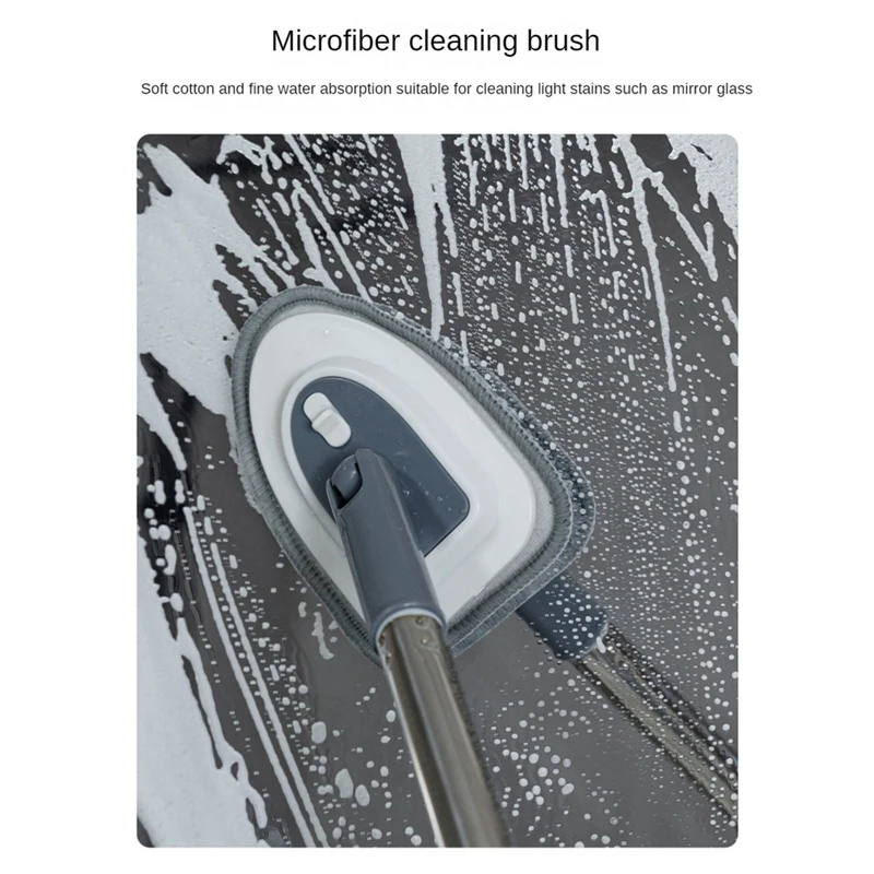 Shower Scrubber Cleaning Brush,Tub&Tile Stiff Bristle Scrubber Brush,For Bathroom Toilet Wall Glass Tub Tile Sink