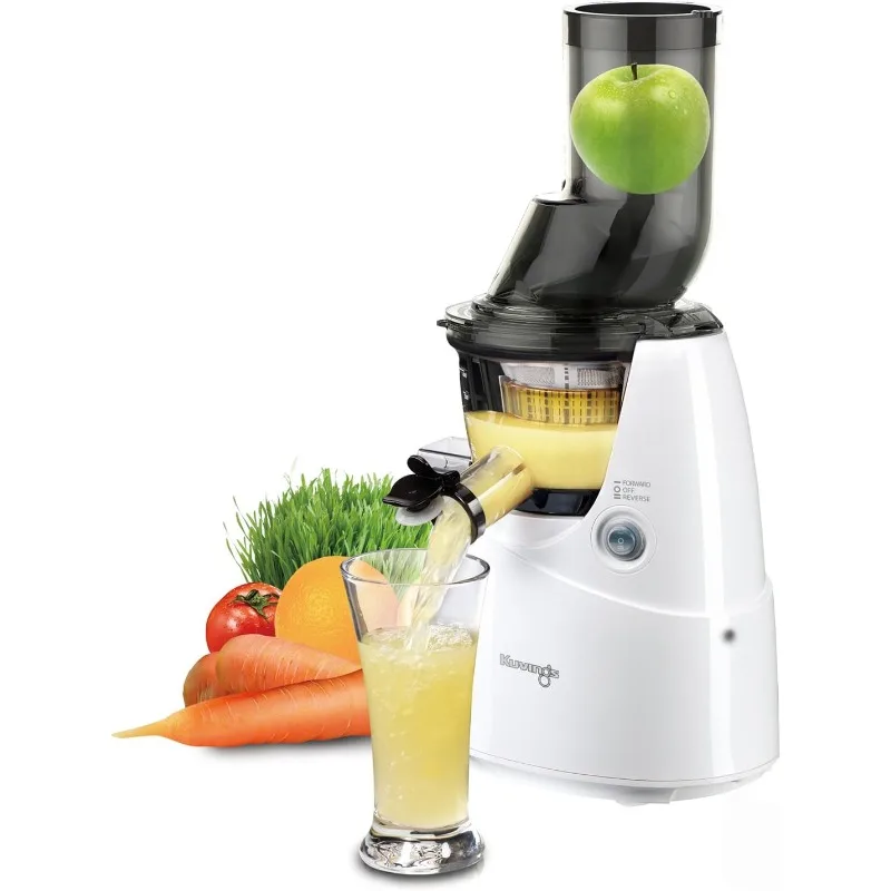 Kuvings Whole Slow Juicer White B6000W with Sortbet Maker, Cleaning Tool Set, Smart and Recipe Book 9