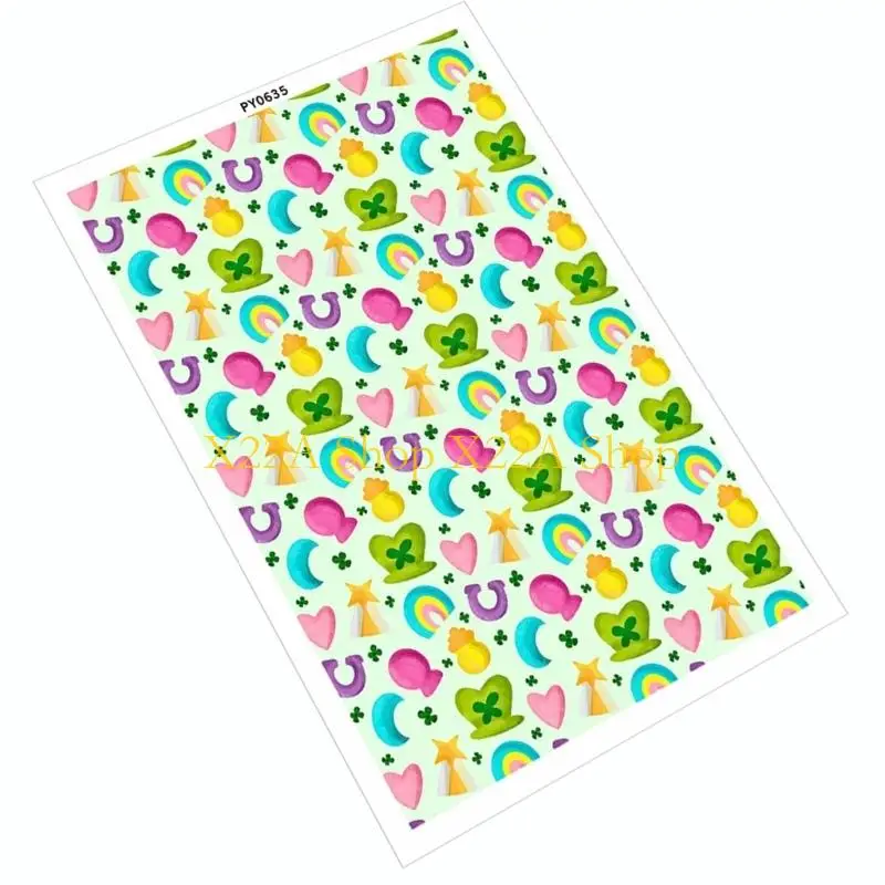 Unique Sturdy Quality Patricks Water Transfer Decals For Crafting And Gifts