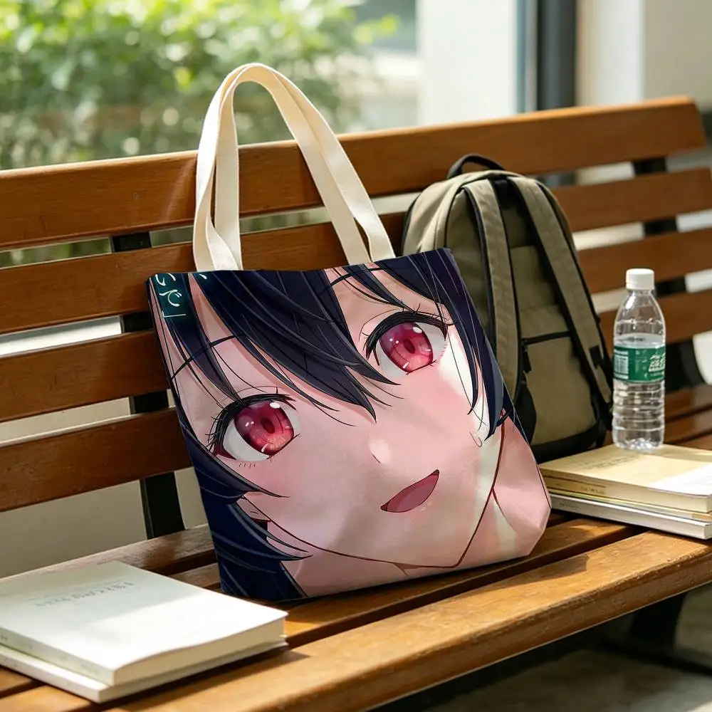 The Second Prettiest Girl A-Asanagi U-Umi  Large Capacity Cotton Polyester Zipper Tote Shoulder Bag