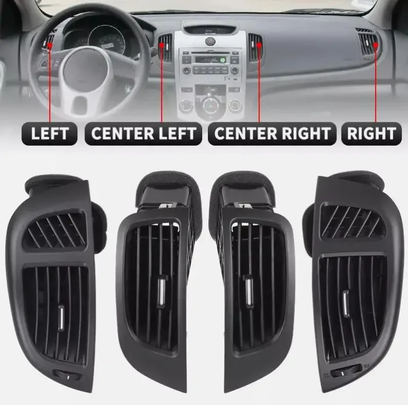 

Car Front A/C Air Vent Dash Board Air Conditioner Outlet A/C Air Vents For Kia Forte For Cerato 10-13 Automotive Accessories