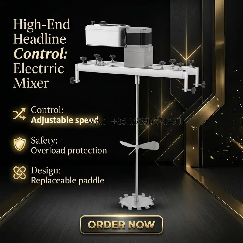 Wmwmnu for SPRALL Industrial Soap Lotion Perfume Dishwashing Mixer Brushless Motor Agitator 1000L IBC Tank Chemical