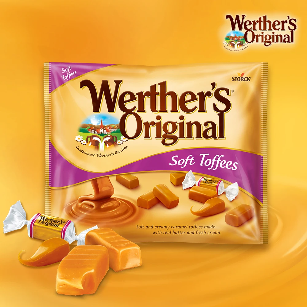 Germany Wethers Original soft TOPY caramel candy 600g