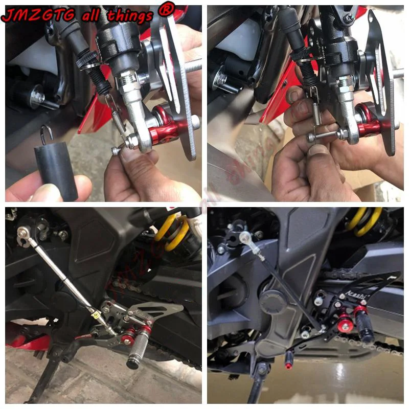 Motorcycle CNC Adjustable Rear Set Foot Rest Rearset For HONDA CB650F CBR650F CB650R CBR650R 2019-2025 Foot Rest