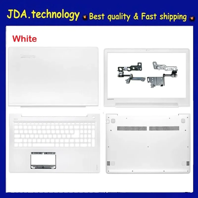 New/org For Lenovo 510s-15 510S-15ISK 310S-15 310S-15IKB LCD Back Cover /Hinge/ Upper cover / Bottom Case,White