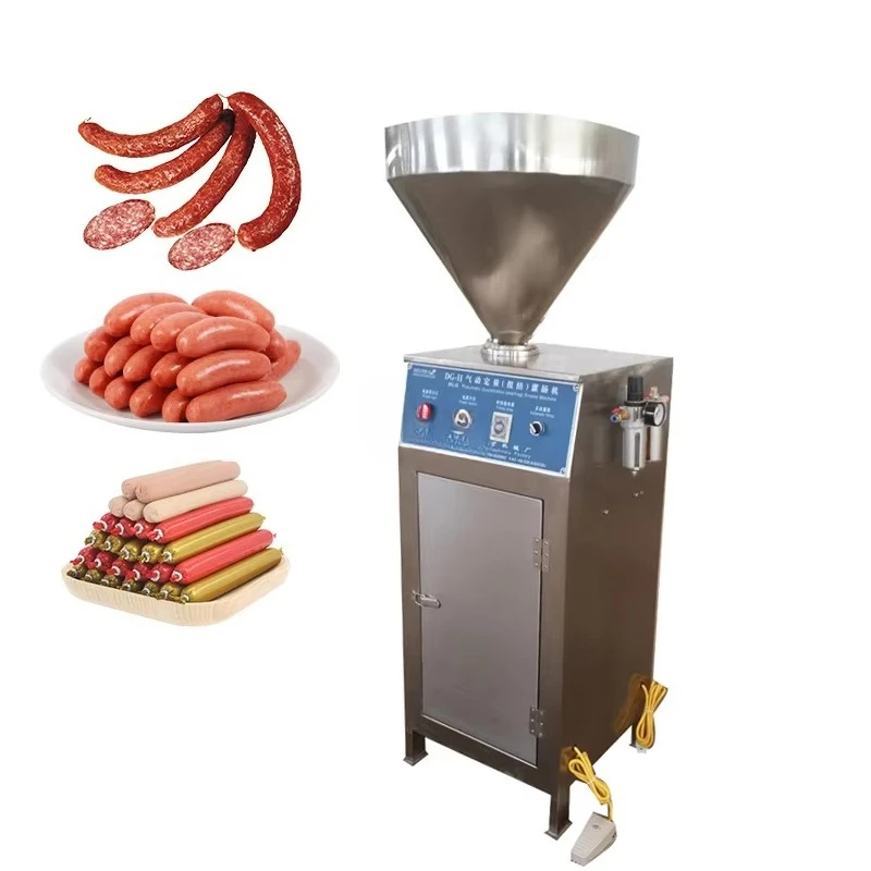 Commercial stainless steel meat processor sausage stuffer