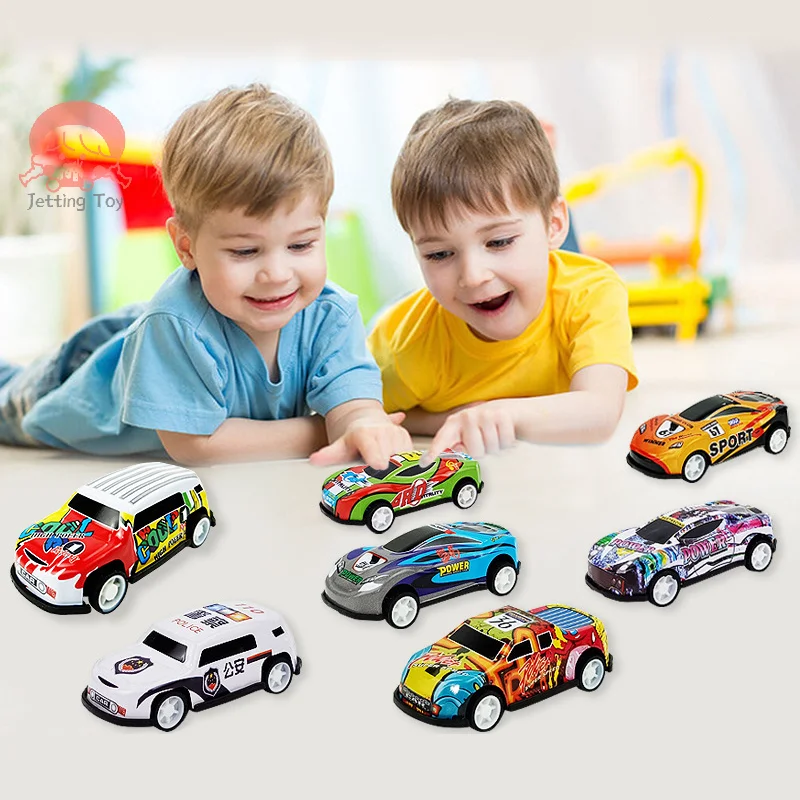 

10PCS Mini Alloy Car Model Set With Storage Box Diecast Cars Toys For Boys Sliding Inertia Vehicle Children Toy Kit Gifts