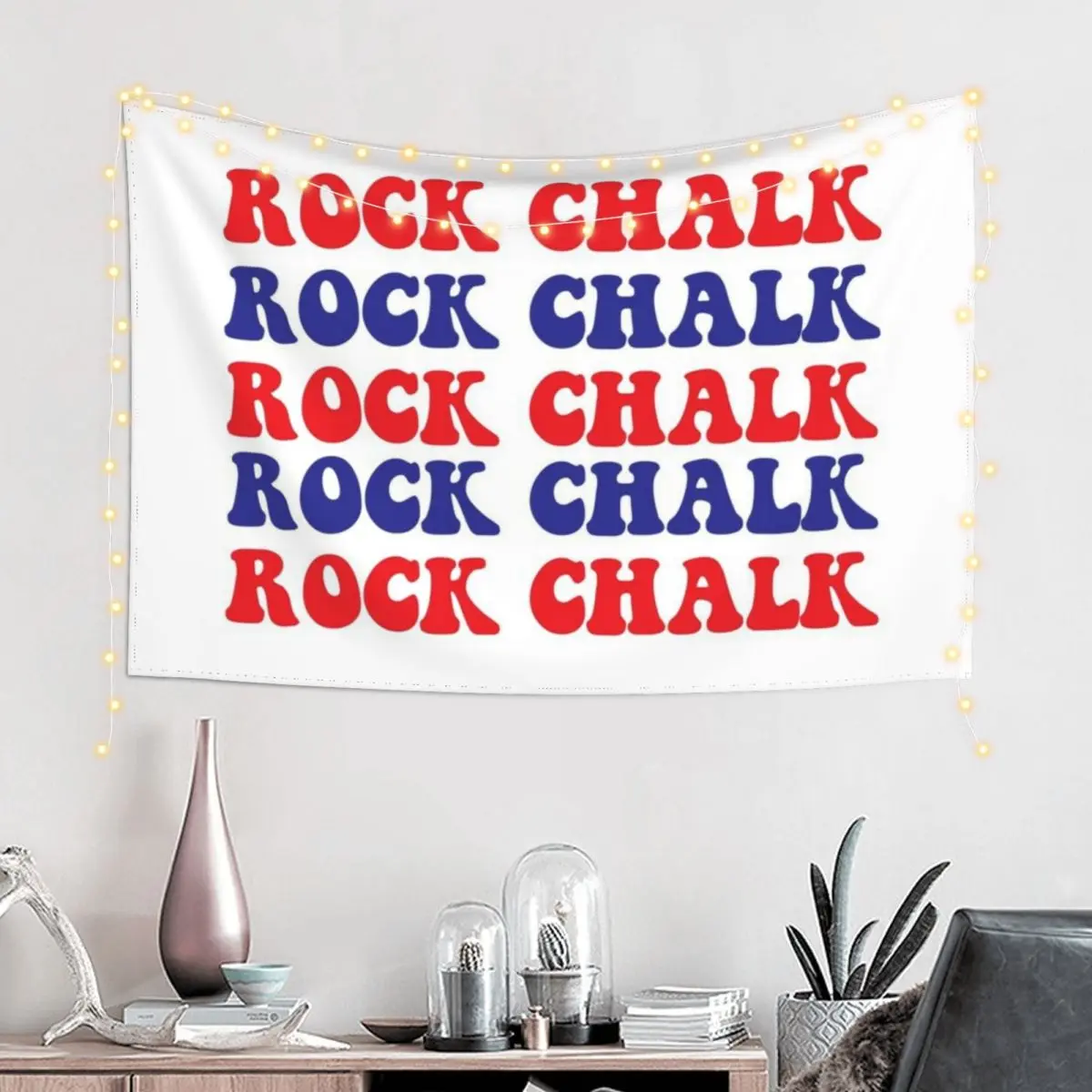 

University Of Kansas Tapestry Home Decorations Aesthetic Mushroom Wall Art Home Decorators Tapestry