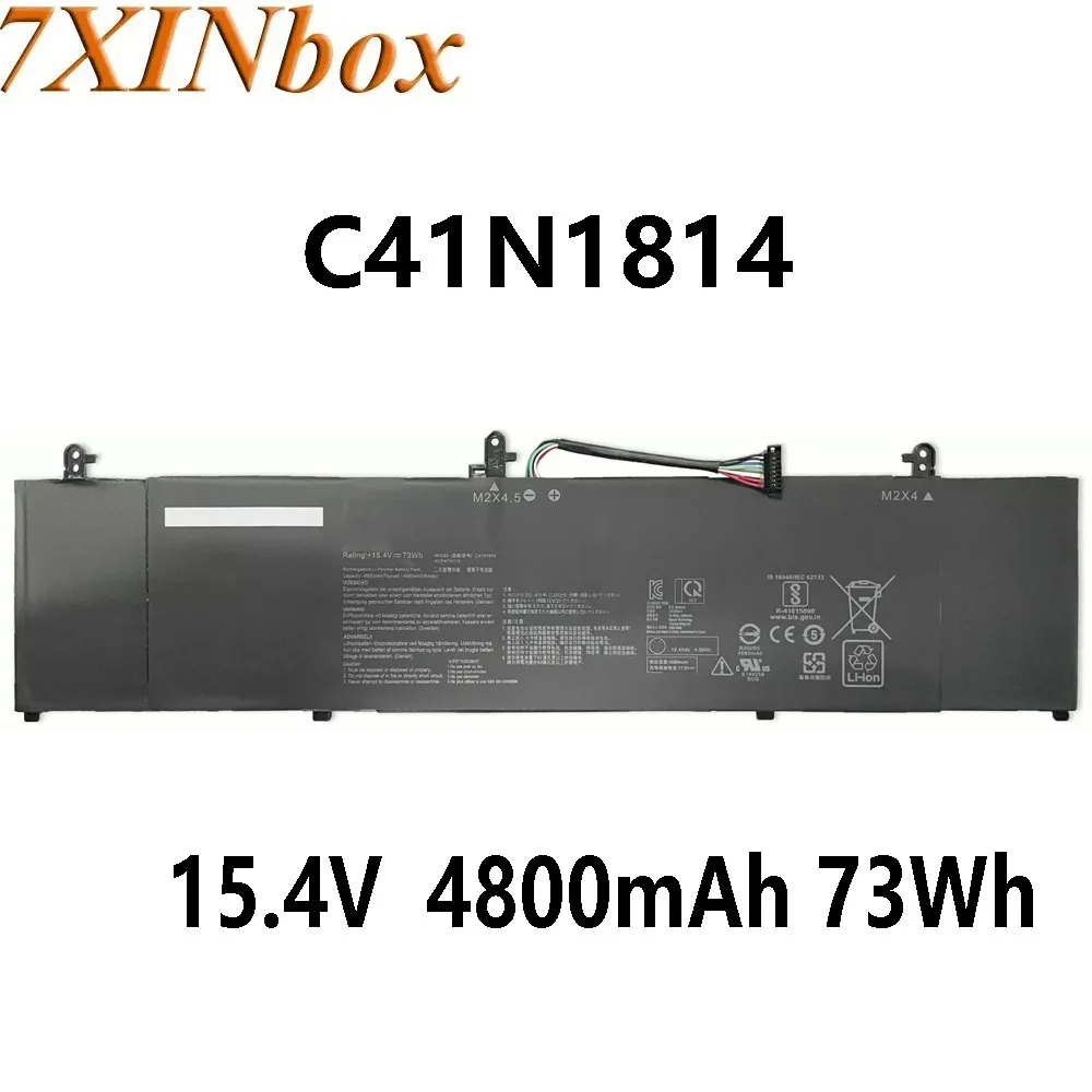 

7XINbox C41N1814 15.4V 4800mAh 73Wh Laptop Battery For ASUS ZenBook 15 RX533 UX533 UX533FD UX533FN C41PpEH series