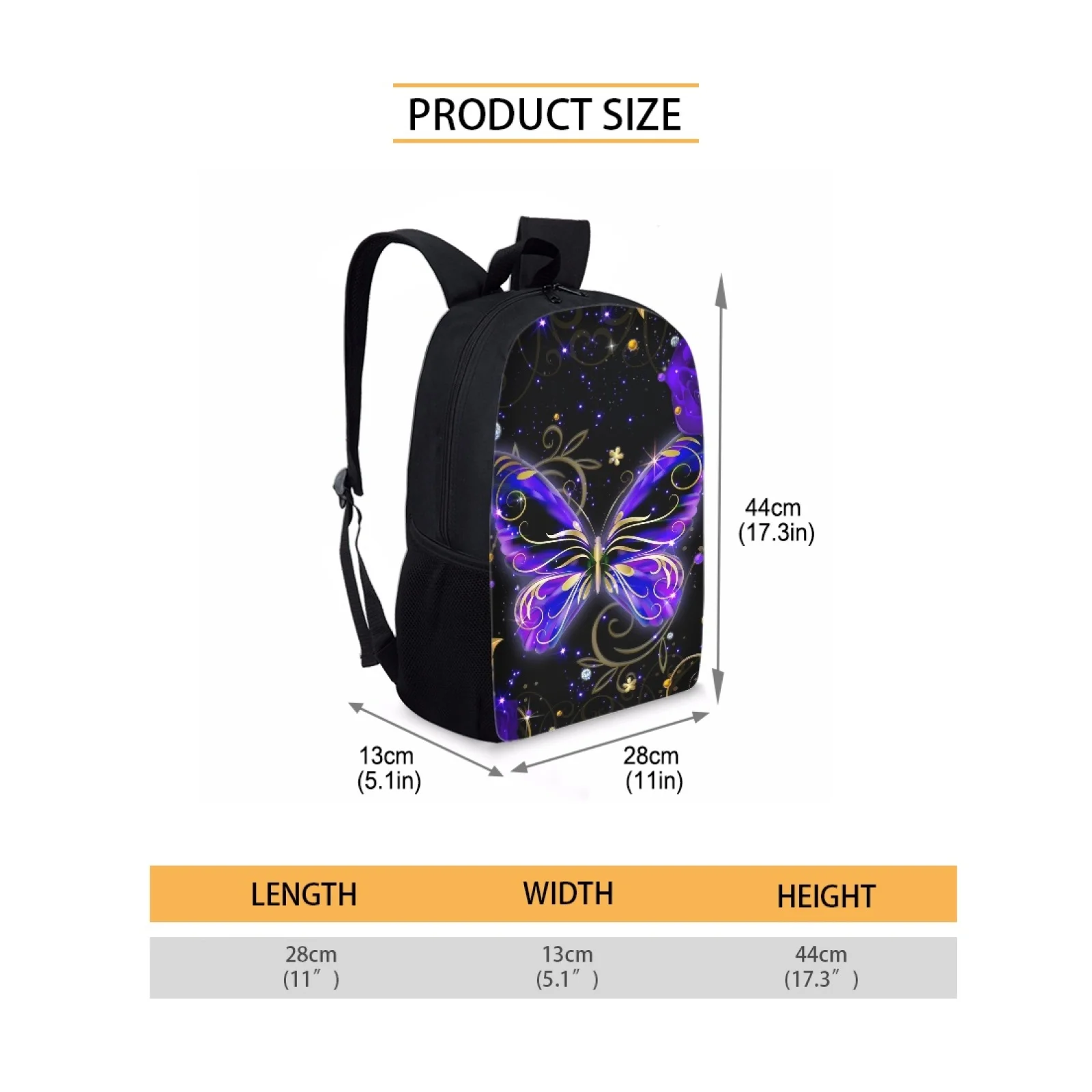 Cute Butterfly 3D Print Backpack for School Kids Girls Book Bags Rucksack Women's Travel Bagpack Children Schoolbags Bookbags
