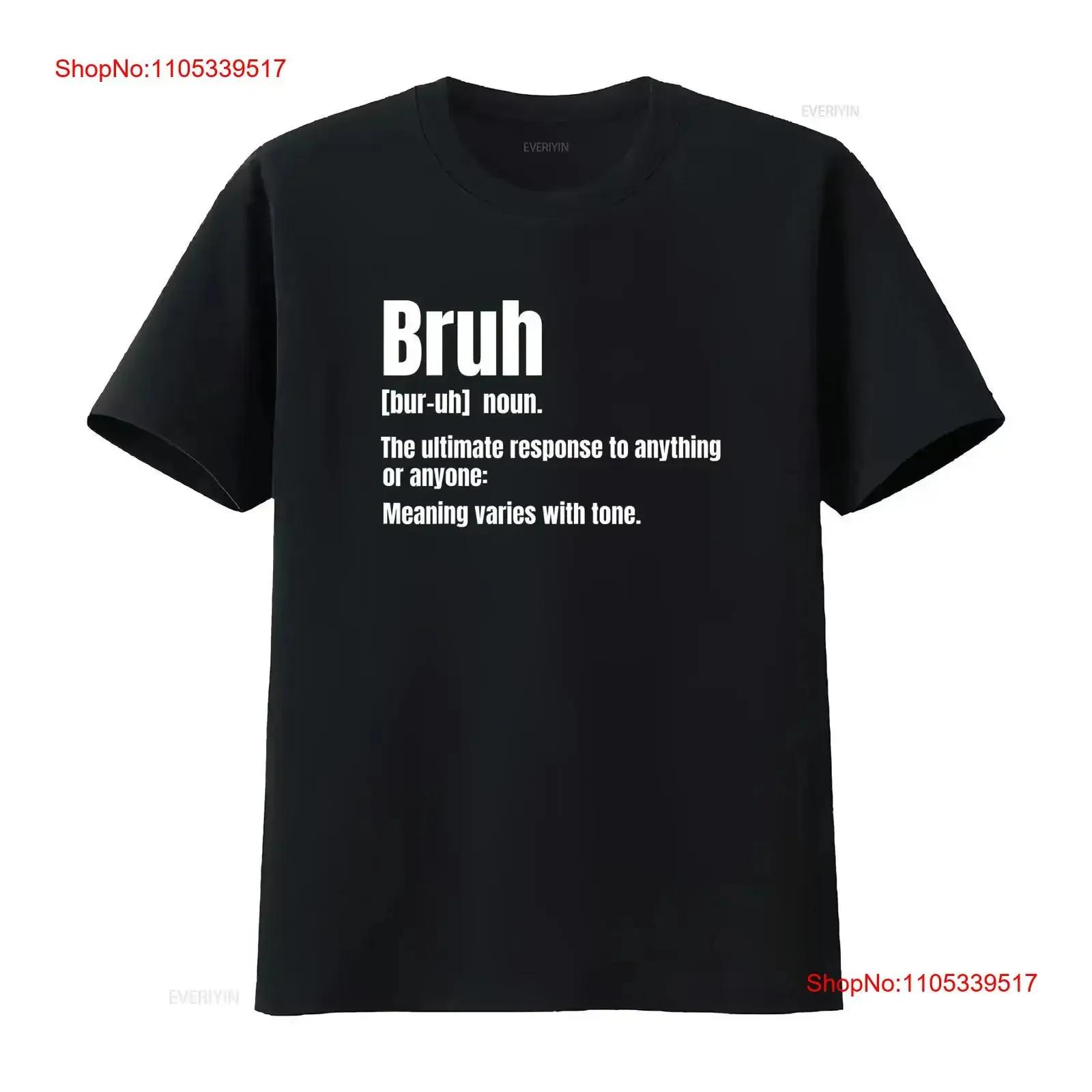 Bruh Funny Saying Sarcastic Novelty Letter Large Capacity Backpack Print Backpacks vintage Washed Top For Everyday Wear