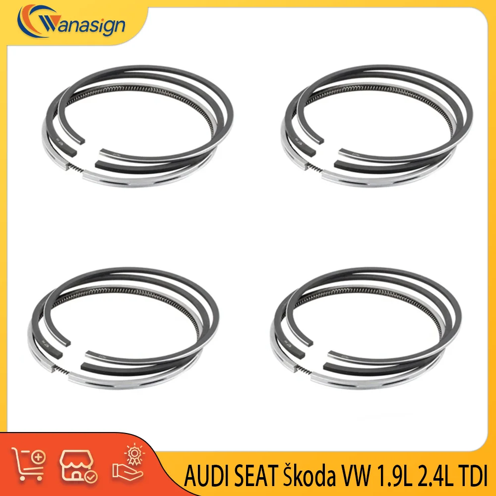 

STD AUTO Engine Piston Rings Set Kit FOR AUDI SEAT Škoda Volkswagen 1.9L 2.4L TDI Diesel 1.9 2.4 L T 1984-2012 OE 028198151