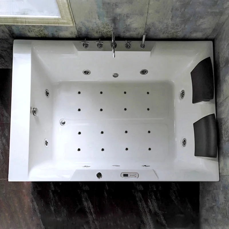 

1.78M acrylic bathtub recessed double hotel couple surfing bubble jacuzzi