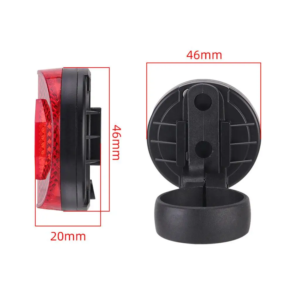 1PC For Air Tag Bike Reflective Tail Light Bicycle Rack For AirTag Tail Safety Warning Lamp Bike Rear Reflector Hidden Mount