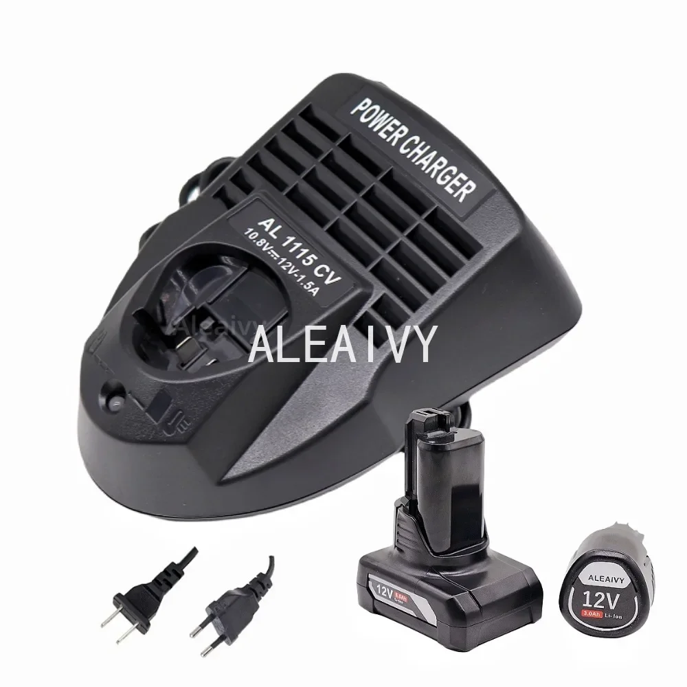 Зарядное устройство AL1115CV для литий-ионных аккумуляторов Bosch, 10,8-12 В