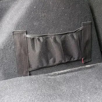 汽車後行李箱收納網魔鬼氈網狀收納袋座椅彈性繩網座椅靠背袋汽車內裝配件 10 最佳銷售 2018年西雅特Leon FR - №5