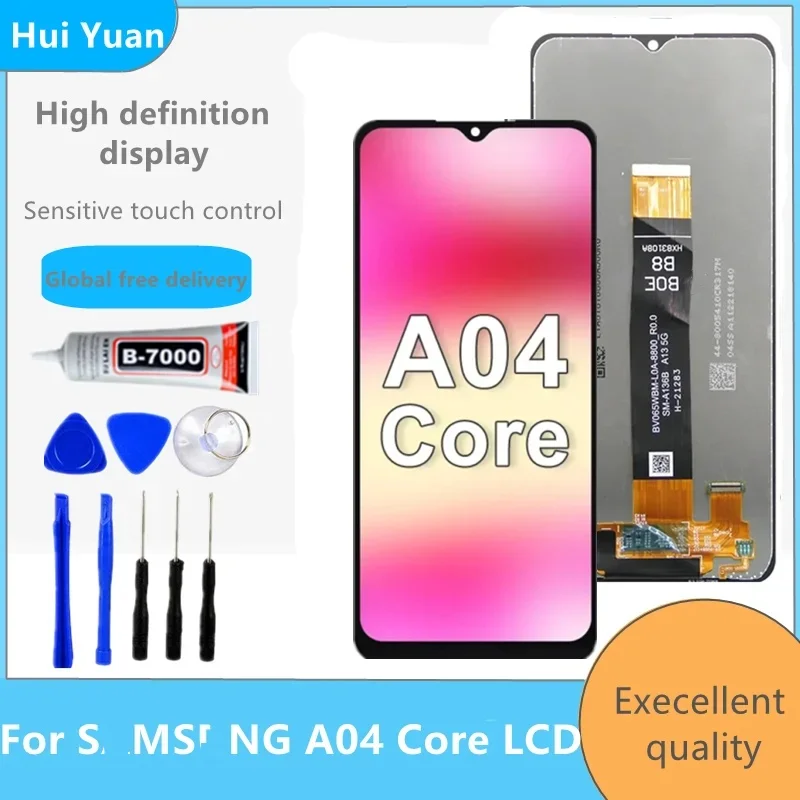 

New 100% Tested Original For Samsung A04 Core LCD Display Panel Touch Screen Digitizer For Samsung A04 Core Display