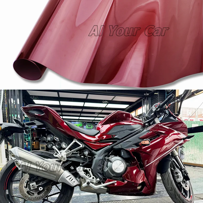 

Motorcycle Car Wrap Vinyl Film Dragon Blood Red Waterproof Decor sticker For Motor Z900 R1 R6 CBR600RR Ninja400 MT07 Body Decals