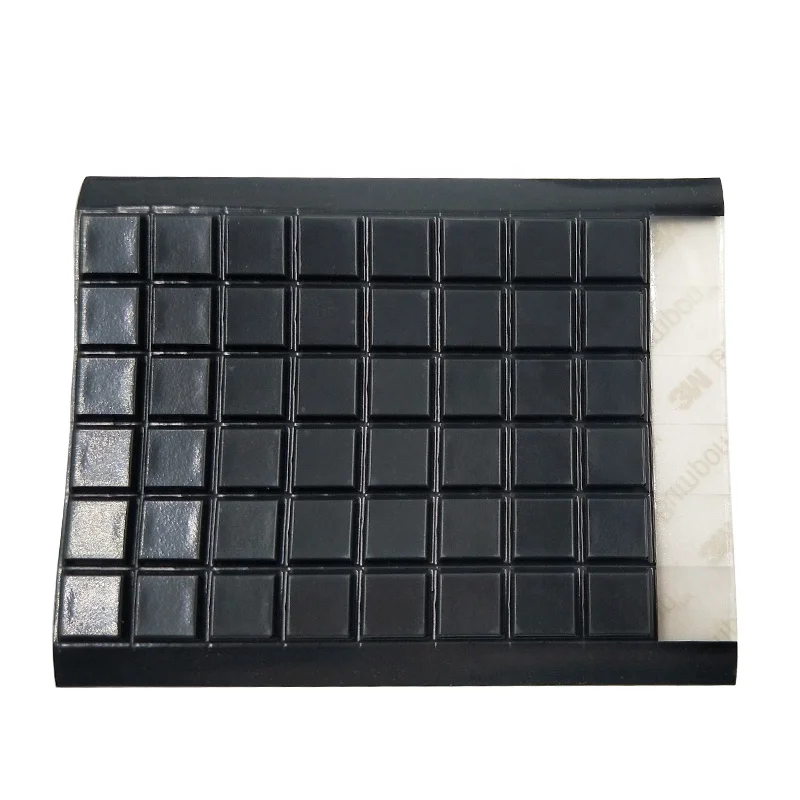 Bumpon Protective Products SJ5007 Black Self-Adhesive Skid-resistance Shock-proof Rubber Bumper 10.4MM*2.5mm 56PCS/Sheet