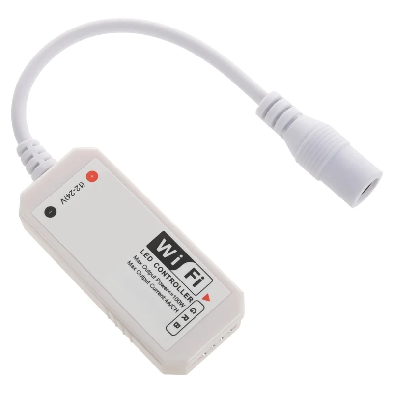 وحدة تحكم عن بعد ABGE-3X LED تعمل مع التحكم الصوتي Alexa/Google Home لتغيير أضواء شريط LED 5050/3528 RGB