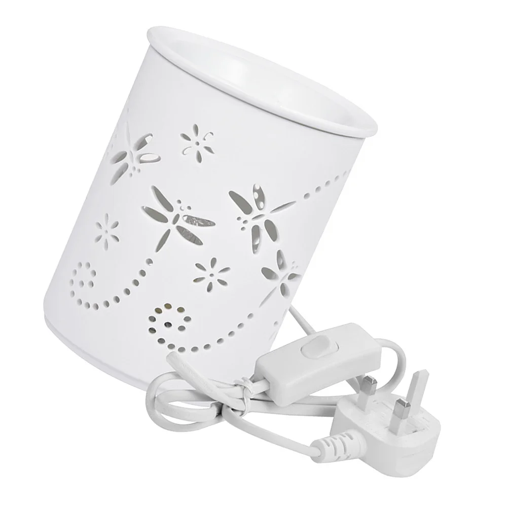 

1Pcs Ceramic Dragonfly Aromatherapy Lamp Decorative Fragrance Light Creative Home Desktop Aromatherapy Light Aroma Lamp