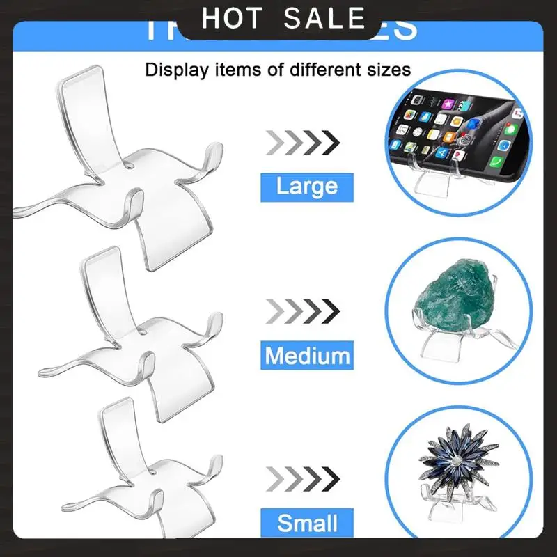

24-Hour Delivery 72Pcs Rock Display Stand For Display Sphere Acrylic Crystal Holder For Stones Rock Geodes Mineral