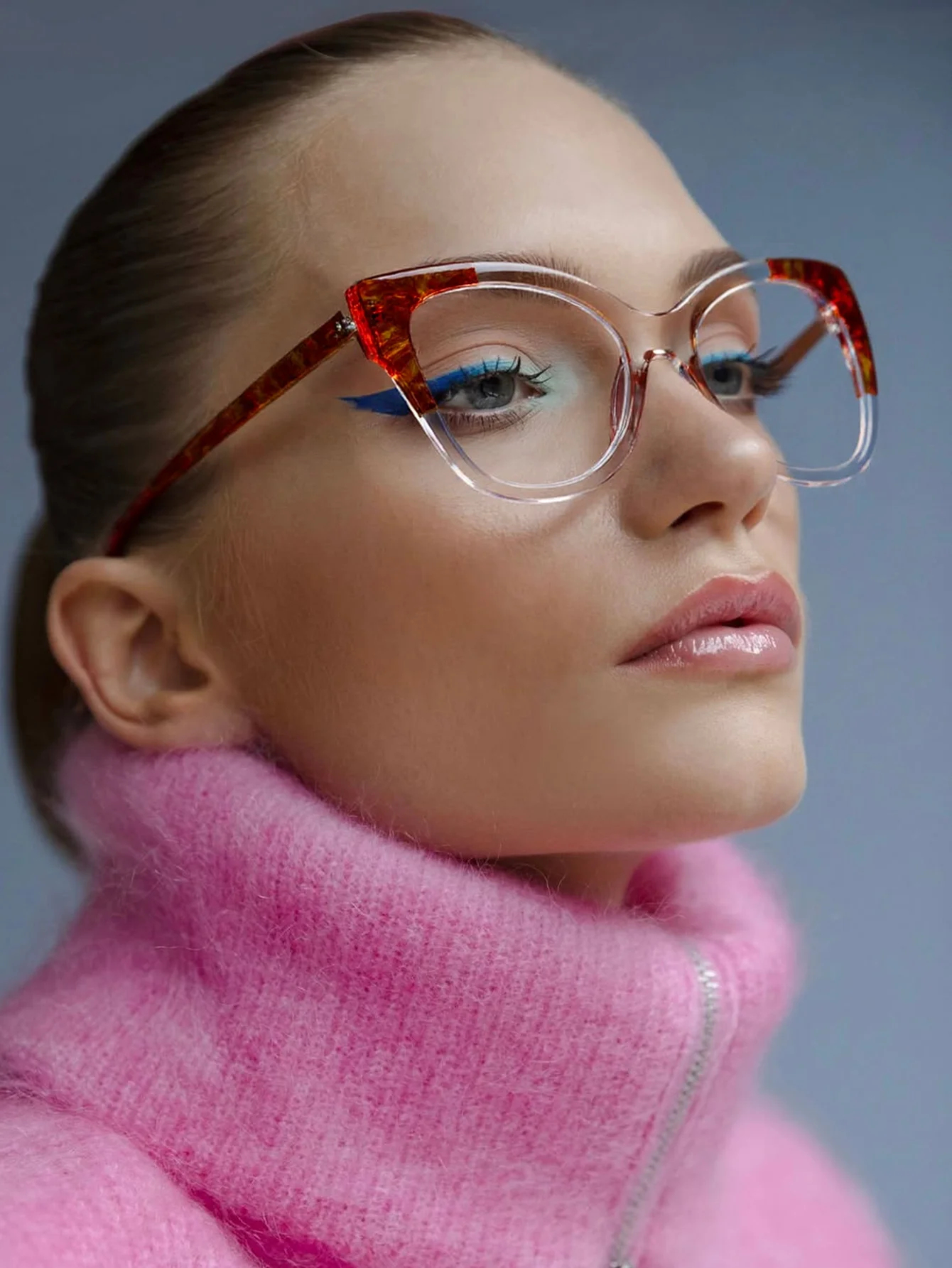 Edgy Cat-Eye Blaulichtblockierende Brille – Unisex, vielseitige, nicht verschreibungspflichtige Blaulichtbrille