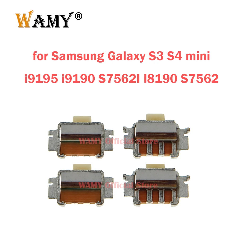 10Pcs Power Volume On Off Key Switch Button replacement for Samsung Galaxy S3 S4 mini i9195 i9190 S7562I I8190 S7562