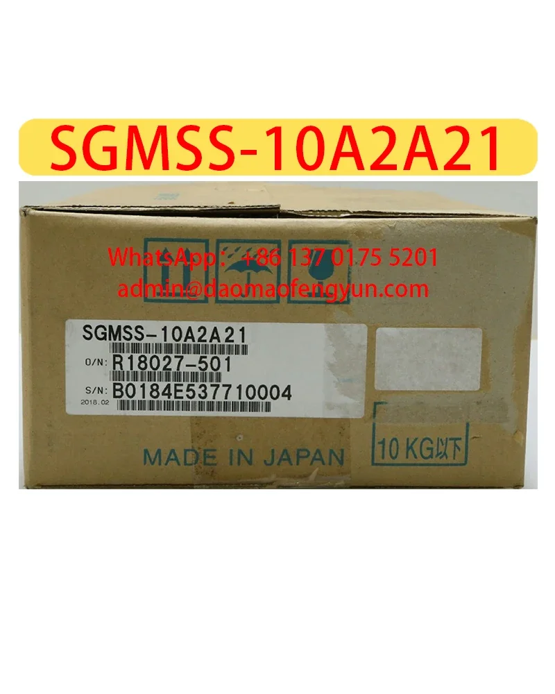 

SGMSS-10A2A21 Brand New Servo Motor，SGMSS 10A2A21，Fast shipping
